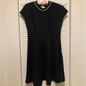 Kate Spade Pearl Collar Classic Black size 8 Dress